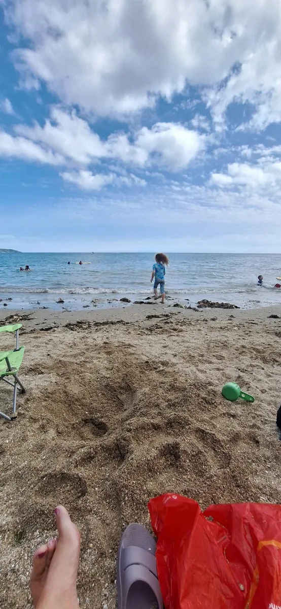 A beach moment from one of our Cornwall visits