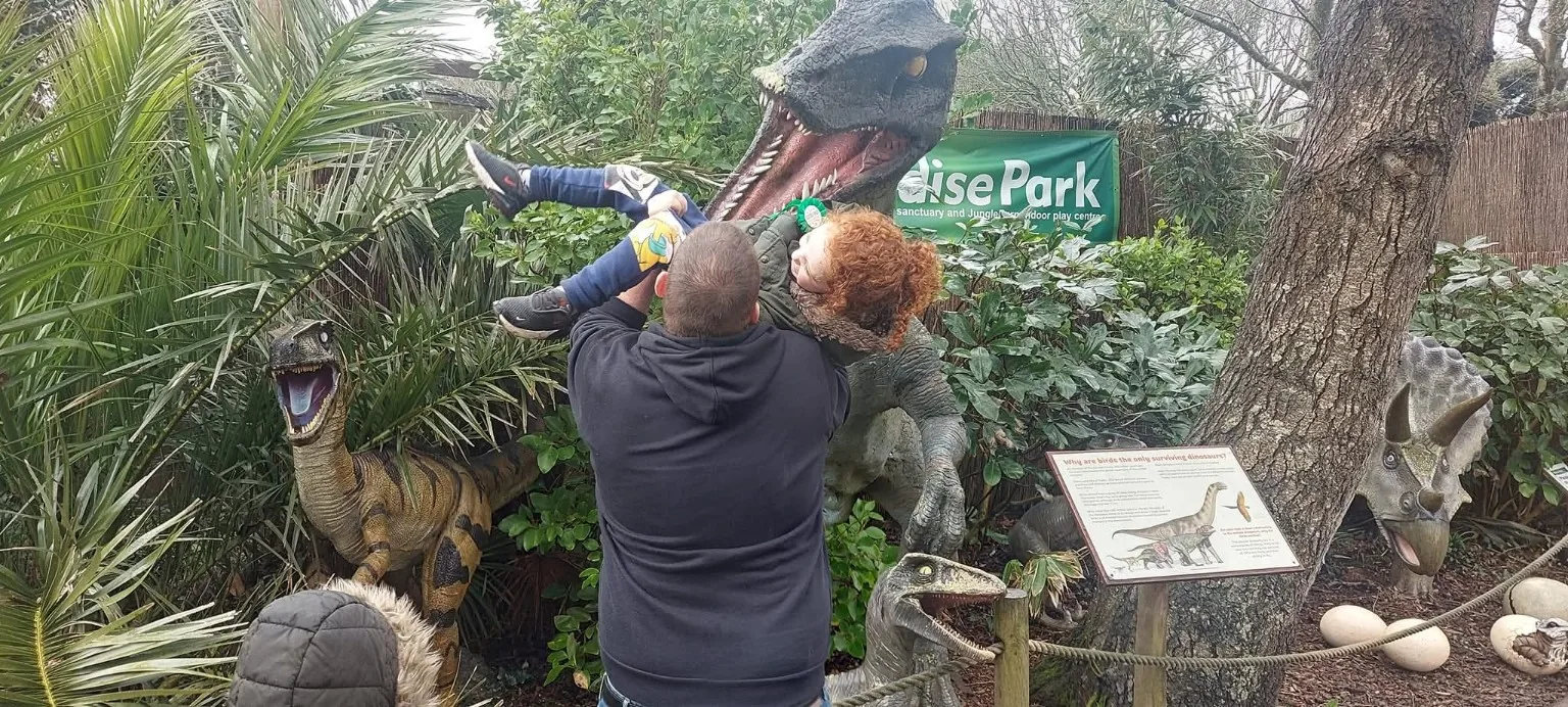 A bird encounter at Paradise Park during our Cornwall visit