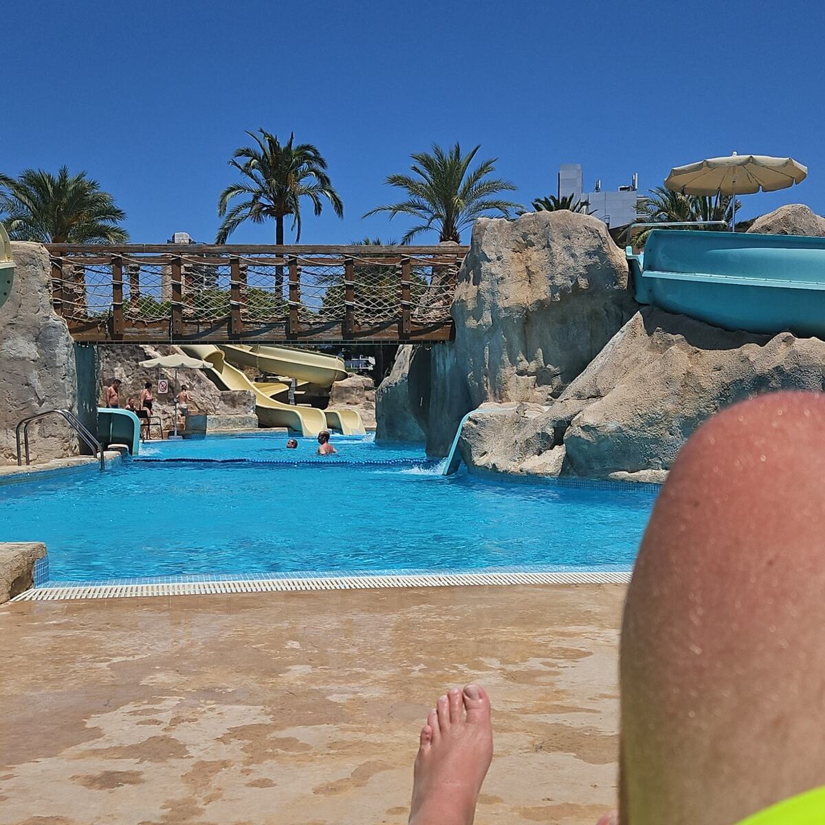 Pools, rocks and waterslides at Sol Barbados in Magaluf