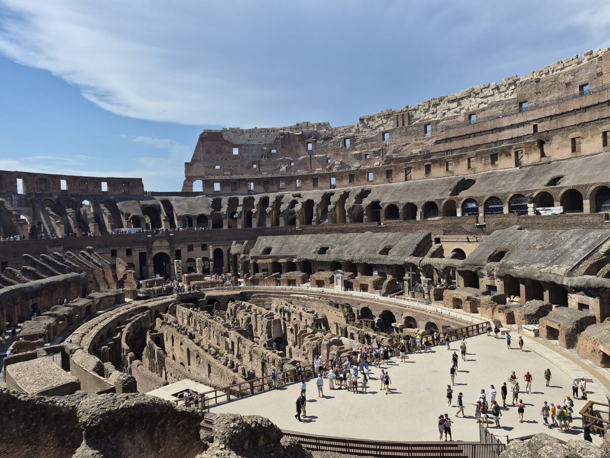 Inside the Colosseum